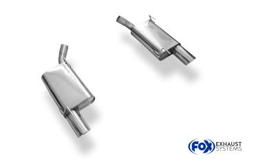 Endschalldämpfer rechts/links - 1x100 Typ 25 rechts/links passend für: Ford Mustang 2004-2013 4,6l